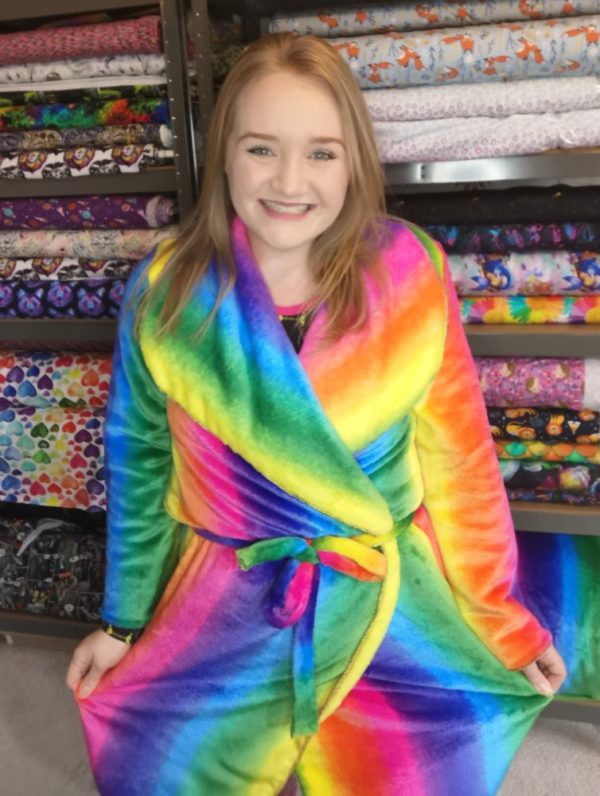 Rainbow Floof Cuddle Fleece £13pm 5