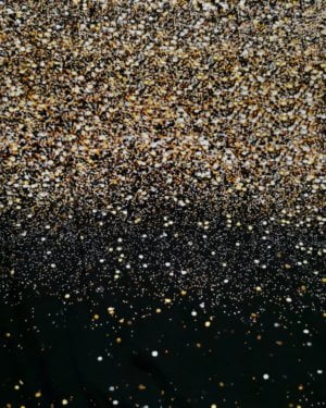 Gold Glitter Cotton Lycra Jersey £16.50 pm