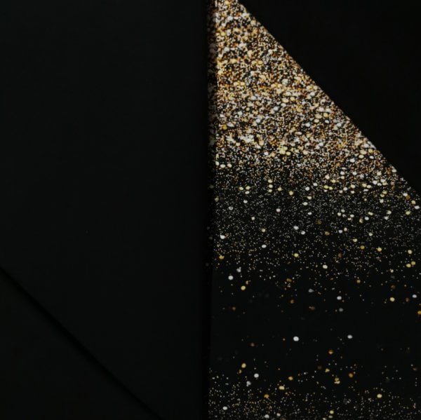 Gold & Black Glitter Cotton Lycra French Terry £16.50 pm 11