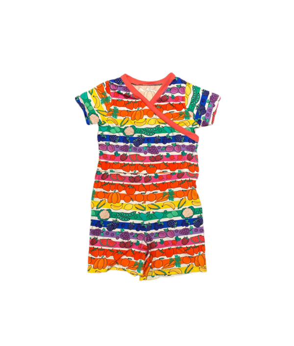 Rainbow Fruit Stripe Cotton Lycra Jersey £16.50pm (with wholesale pricing) 16
