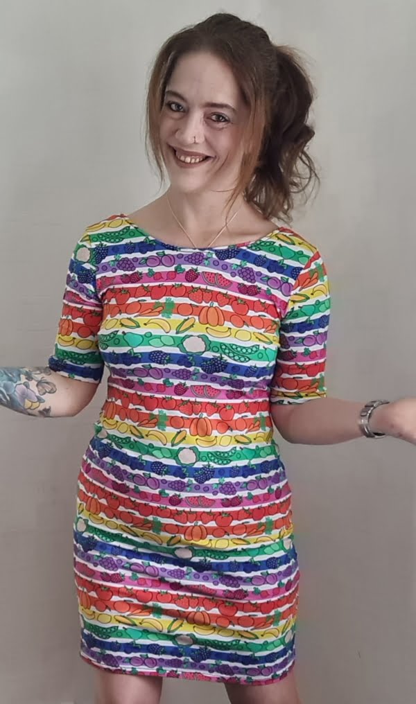 Rainbow Fruit Stripe Cotton Lycra Jersey £16.50pm (with wholesale pricing) 13