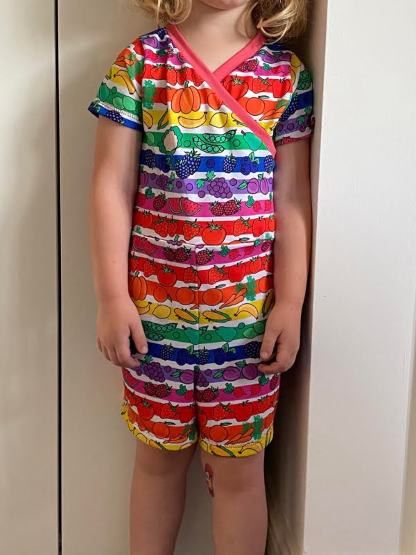 Rainbow Fruit Stripe Cotton Lycra Jersey £16.50pm (with wholesale pricing) 12