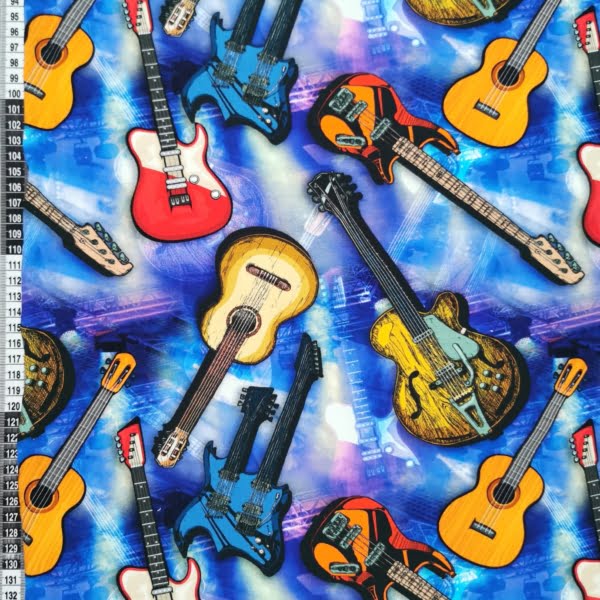 Guitar Jam French Terry £16.50 pm 6