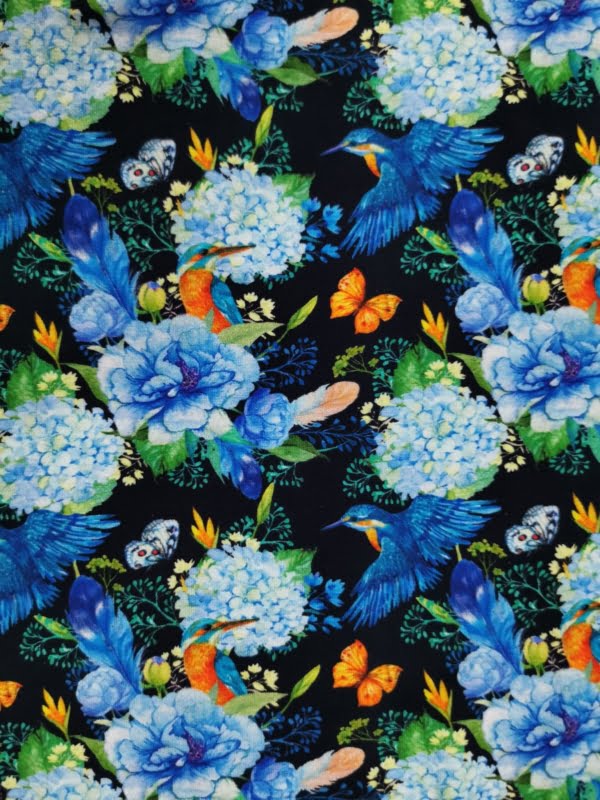 Blue Bird Floral Kingfisher Jersey £16.50pm (with wholesale pricing) 6