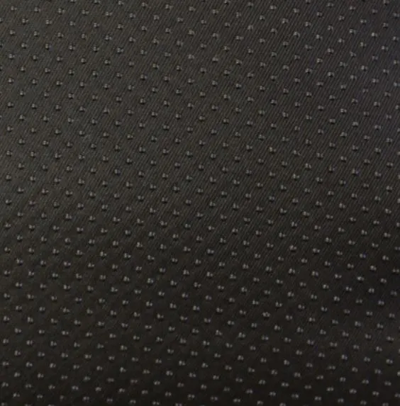 Grippy Dot Non-Slip Fabric Black for slippers etc -