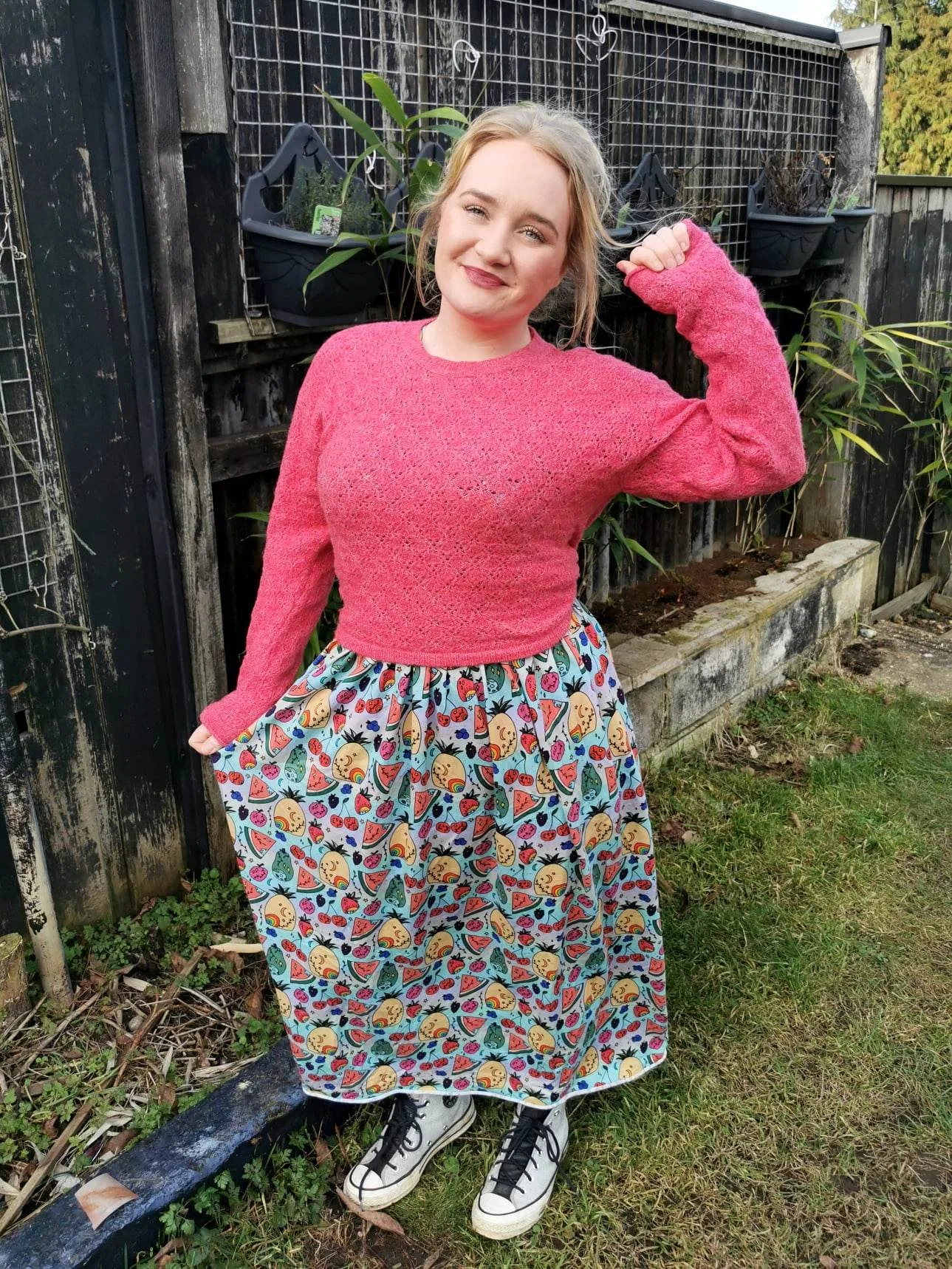 Fruity Rainbow Cotton Lycra Jersey Fabric £16.50pm (with wholesale pricing) - Image 15