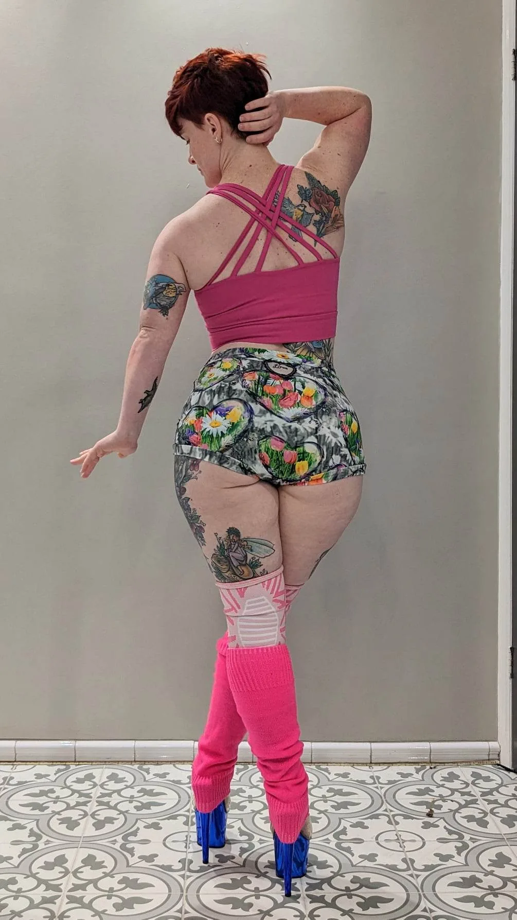 Floral Hearts Valentines Cotton Lycra Jersey Stretch Fabric £16.50 pm - Image 8