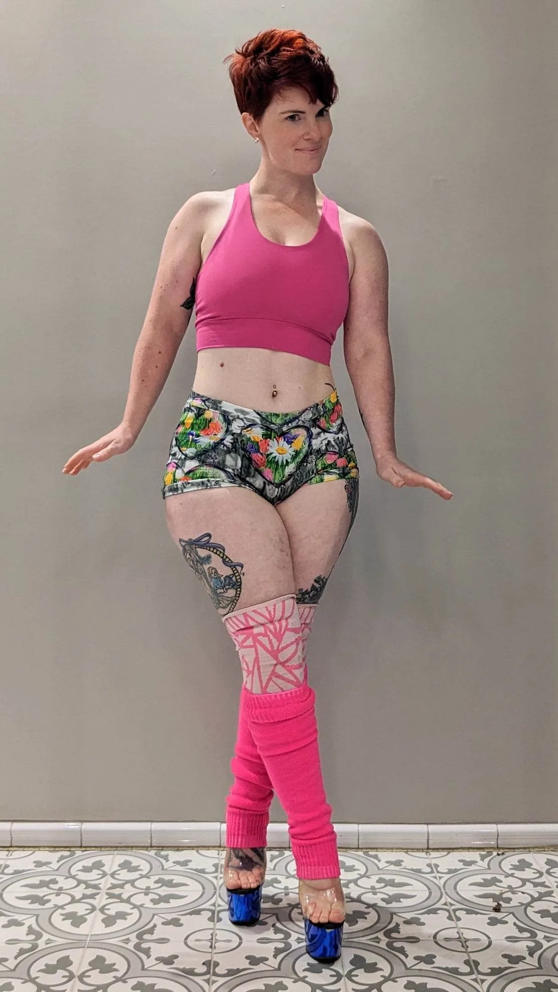 Floral Hearts Valentines Cotton Lycra Jersey Stretch Fabric £16.50 pm - Image 9