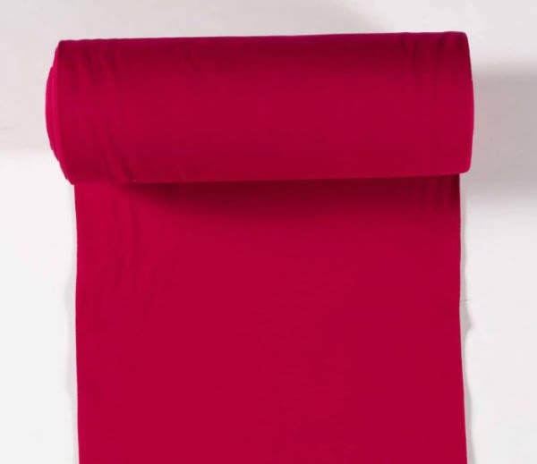 Dark Pink / Red Ribbing Cuffs and Waistband Fabric £10 pm 4