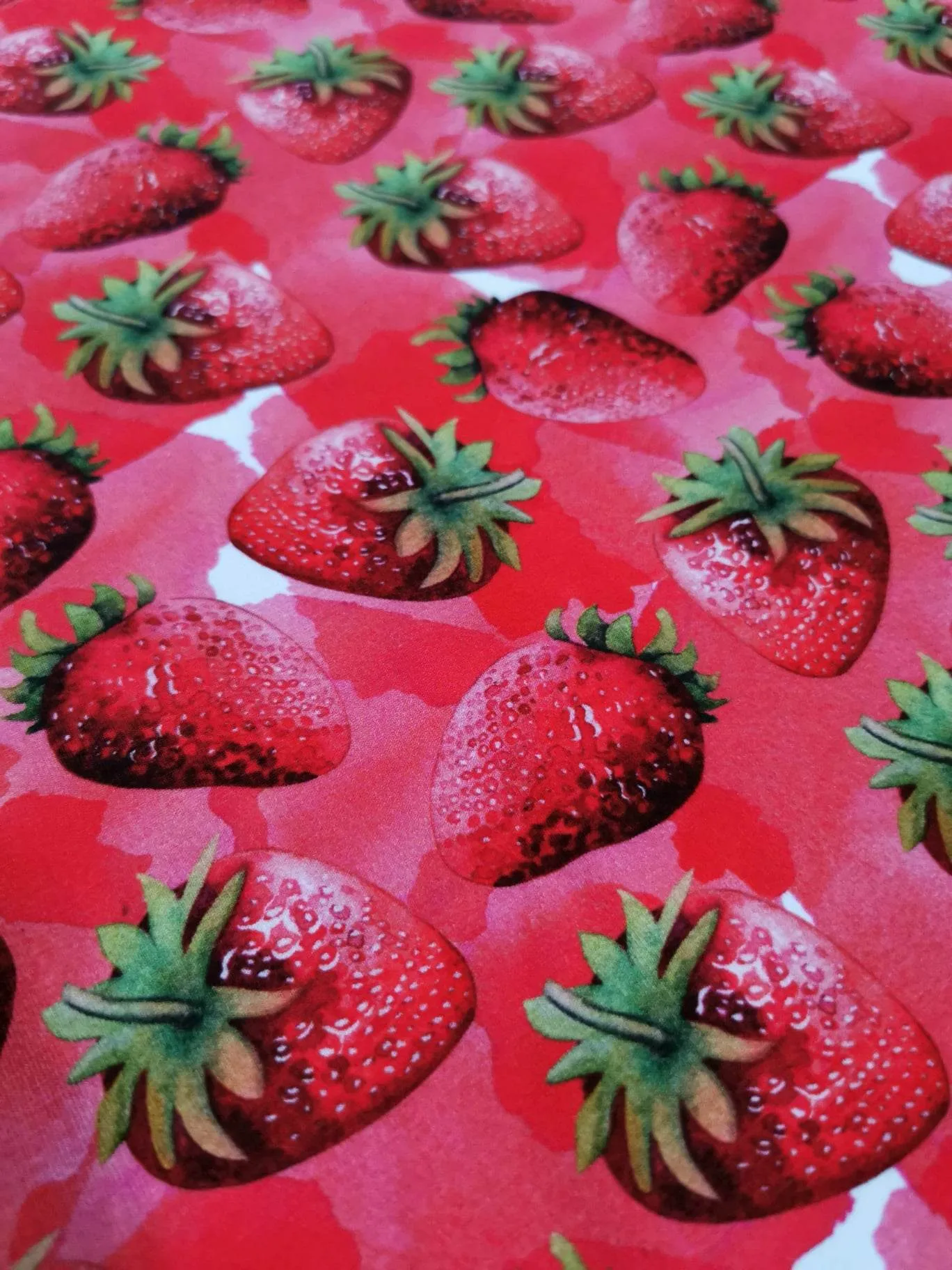 Fruity Rainbow Cotton Lycra Jersey Fabric £16.50pm (with wholesale pricing) 3