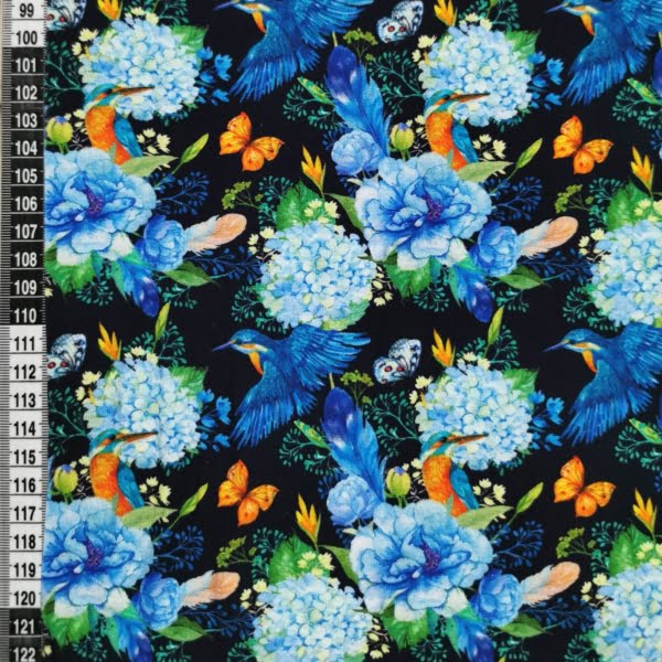 Blue Bird Floral Kingfisher Jersey £16.50pm (with wholesale pricing) 5