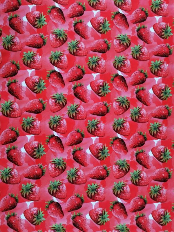 Fruity Strawberry Cotton Lycra Jersey £16.50pm 7