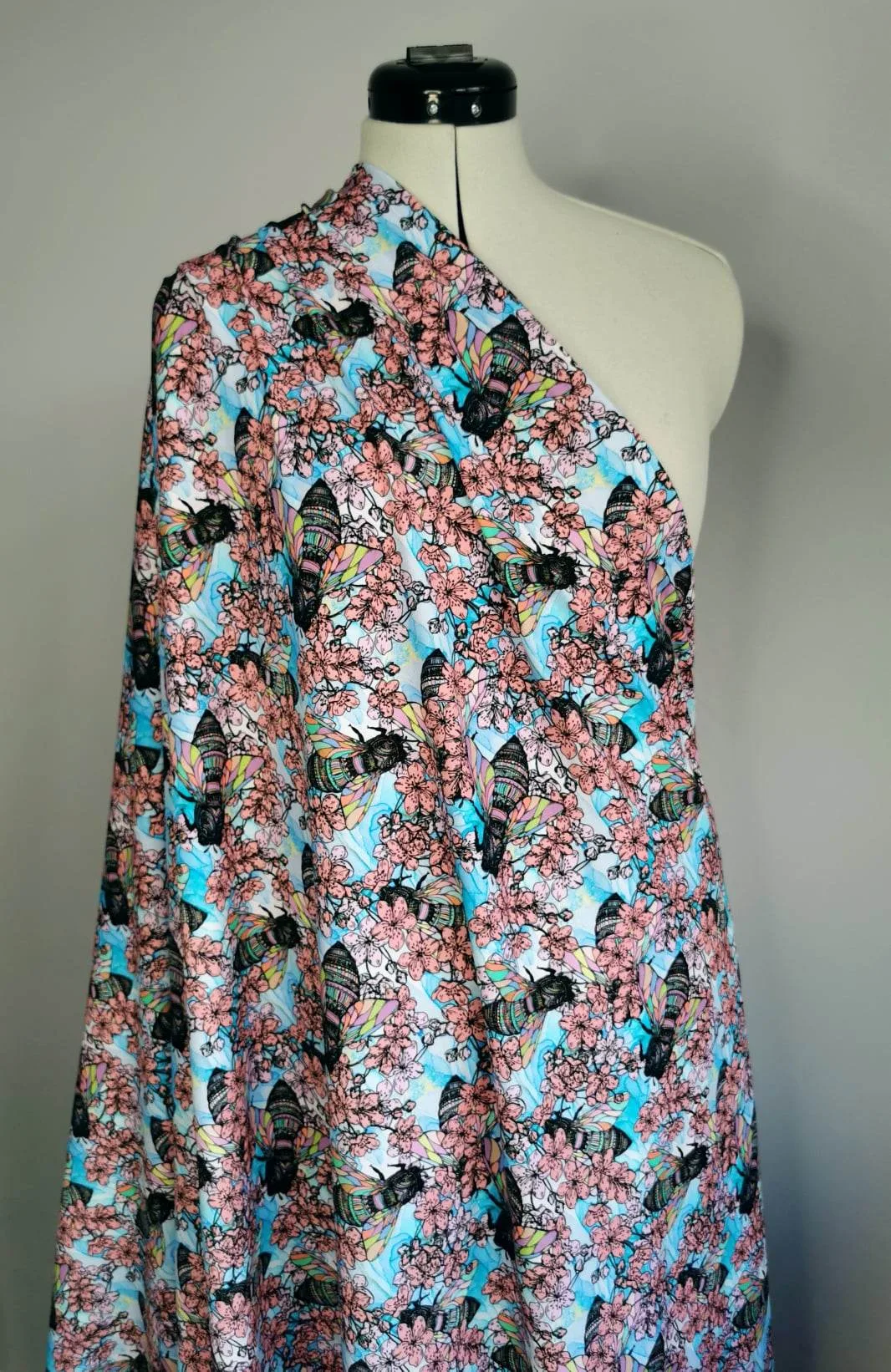 Blossom Bees Floral Cotton Lycra Jersey £16.50 pm (with wholesale pricing) - Image 3