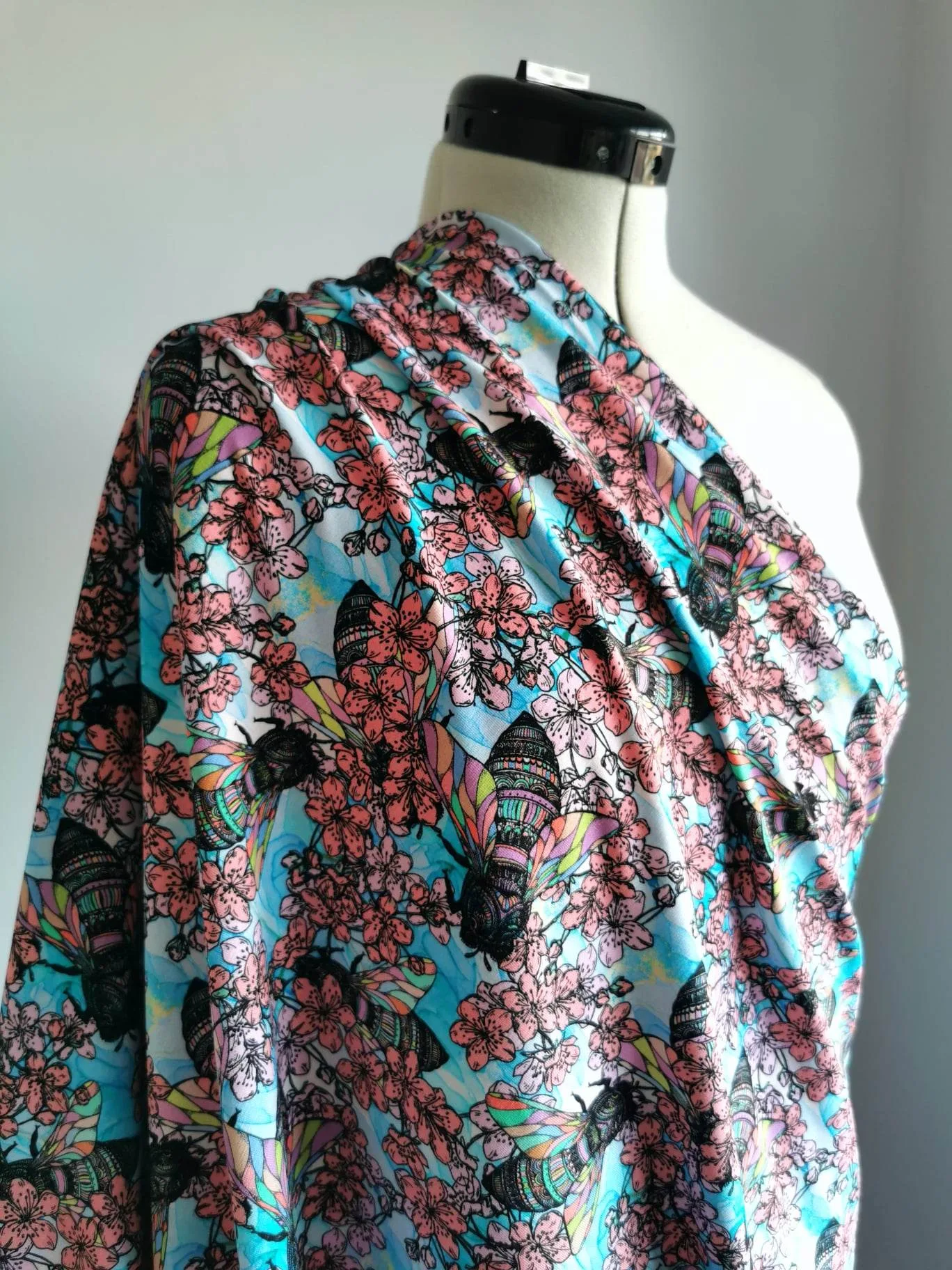 Blossom Bees Floral Cotton Lycra Jersey £16.50 pm (with wholesale pricing) - Image 22