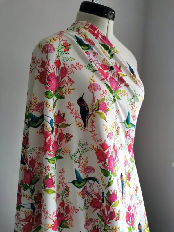 Pink Floral Hummingbird Jersey £16.50pm (with wholesale pricing) 12