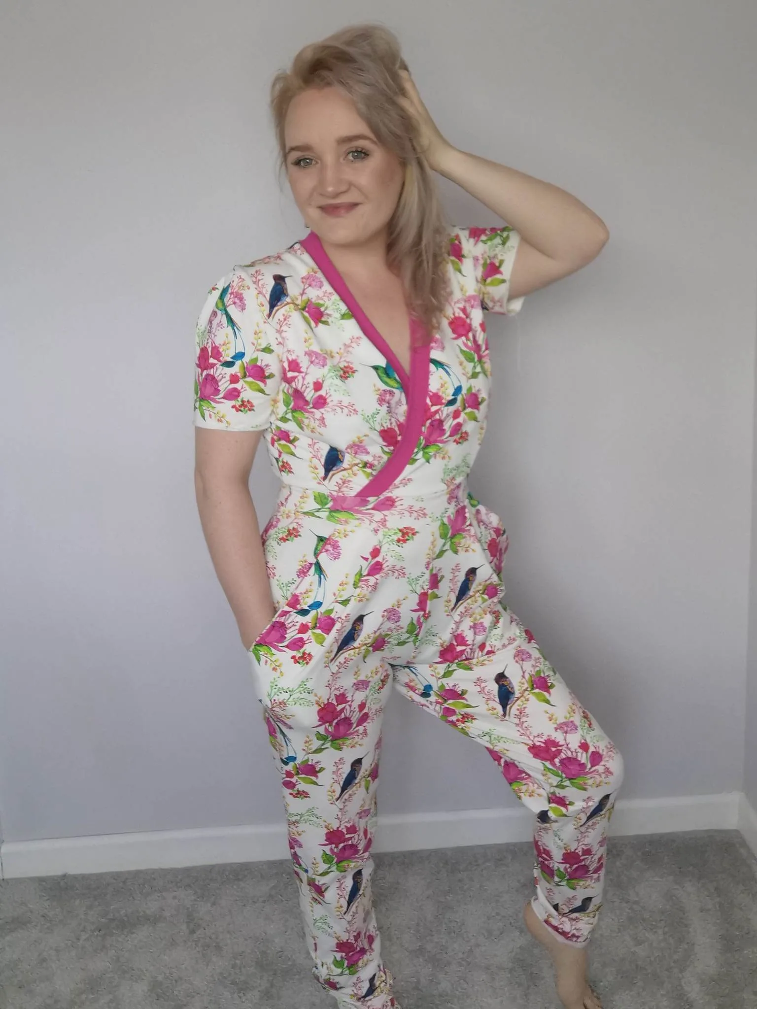 Pink Floral Hummingbird Jersey £16.50pm (with wholesale pricing) - Image 12