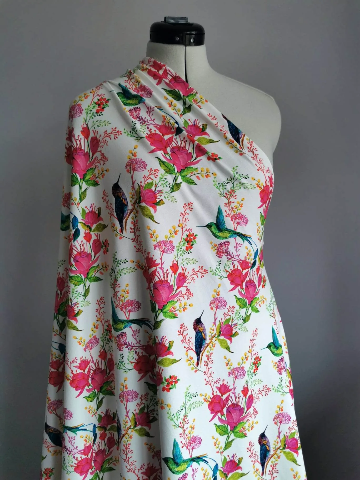 Pink Floral Hummingbird Jersey £16.50pm (with wholesale pricing) - Image 2