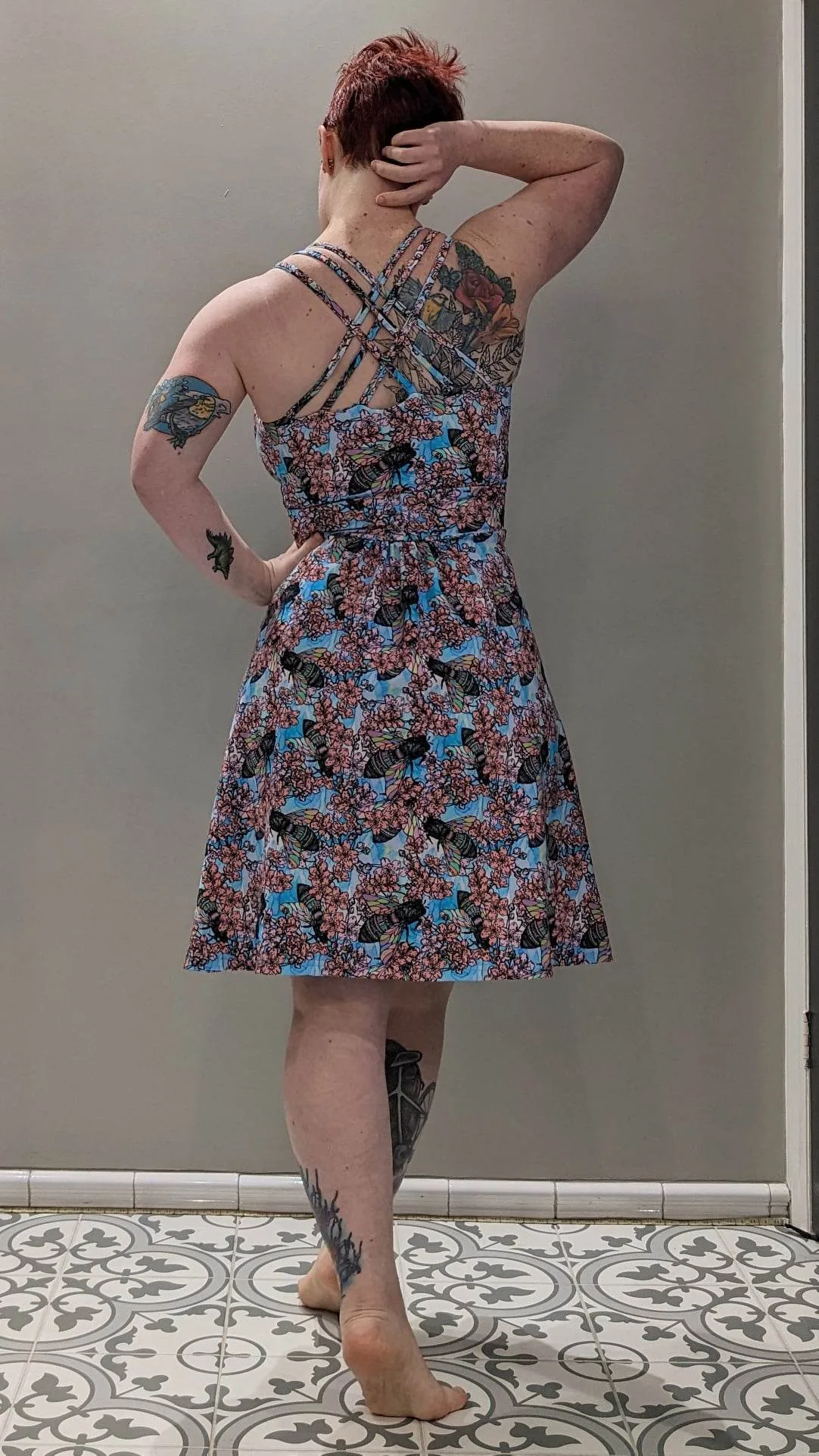 Blossom Bees Floral Cotton Lycra Jersey £16.50 pm (with wholesale pricing) - Image 19