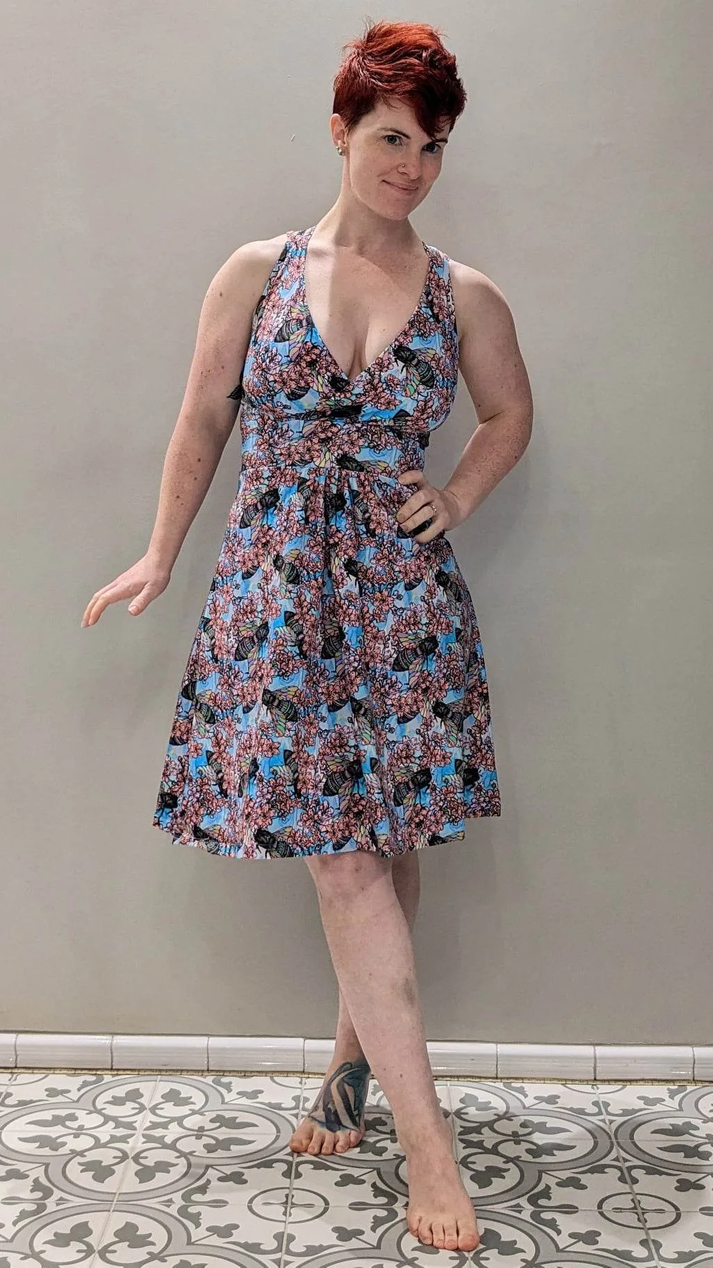 Blossom Bees Floral Cotton Lycra Jersey £16.50 pm (with wholesale pricing) - Image 6