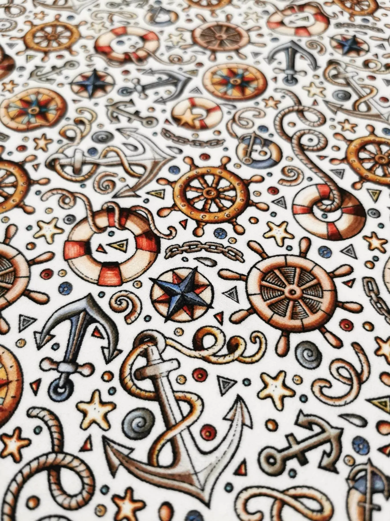 Go Sailing French Terry Stretch Fabric £15pm