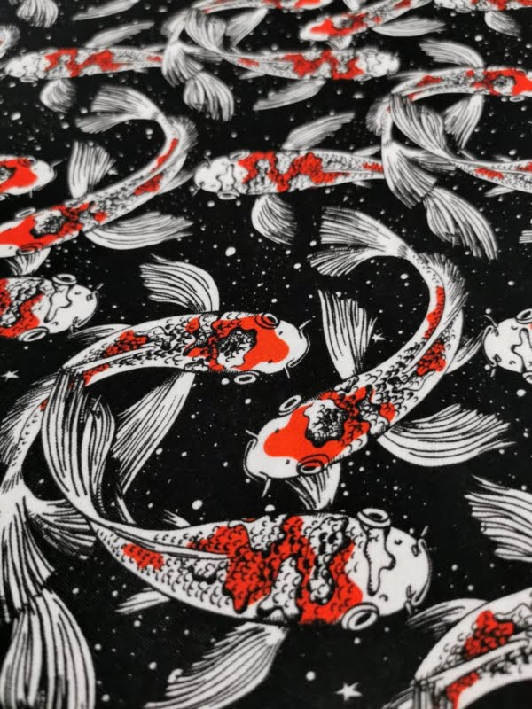 Koi Fish Bamboo Jersey £16.50pm (With Wholesale Pricing) 4