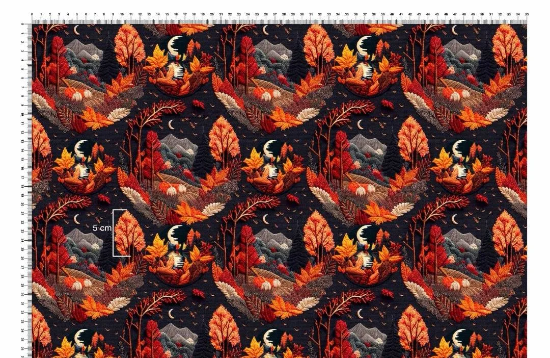 Magical Woodland Embrodiery Bamboo Jersey £16.50pm (With Wholesale Pricing) 4 Magical Woodland Embrodiery Bamboo Jersey £16.50pm (With Wholesale Pricing)