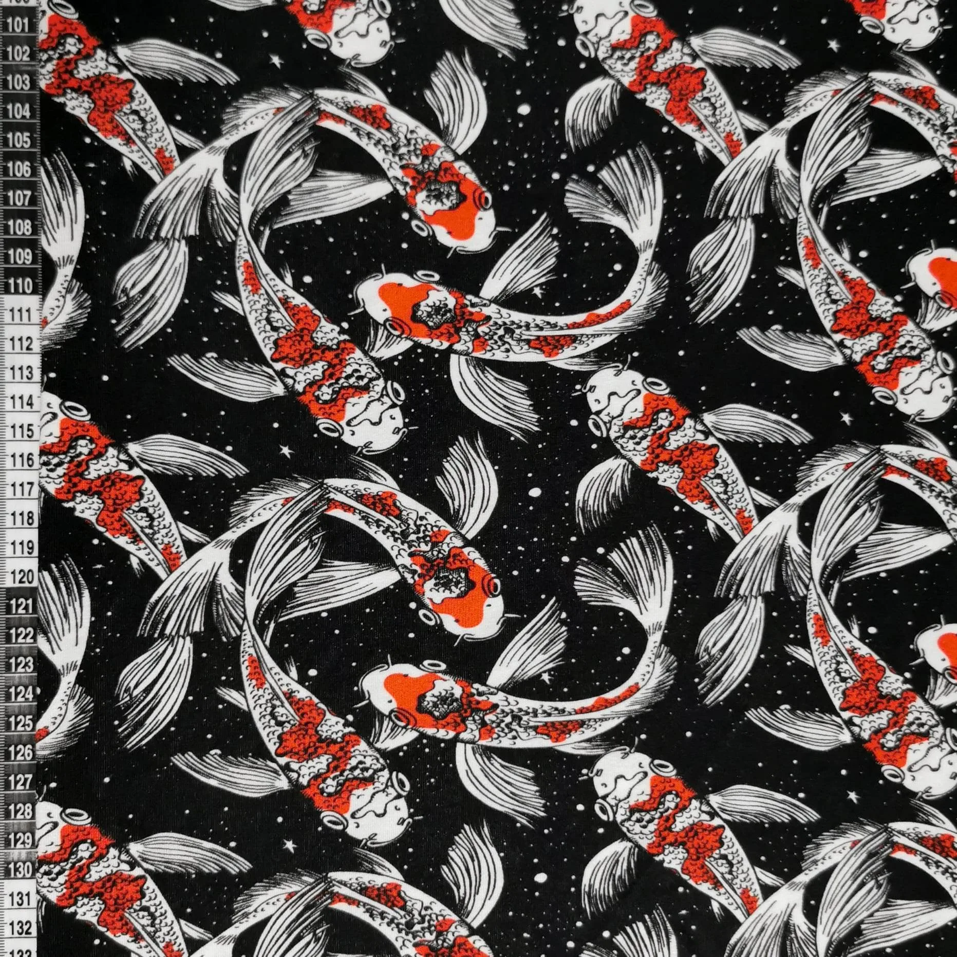 Koi Fish Bamboo Jersey £16.50pm (With Wholesale Pricing) - Image 2