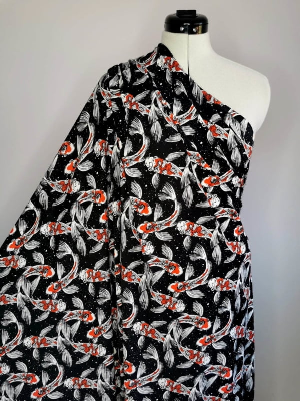 Koi Fish Bamboo Jersey £16.50pm (With Wholesale Pricing) 6