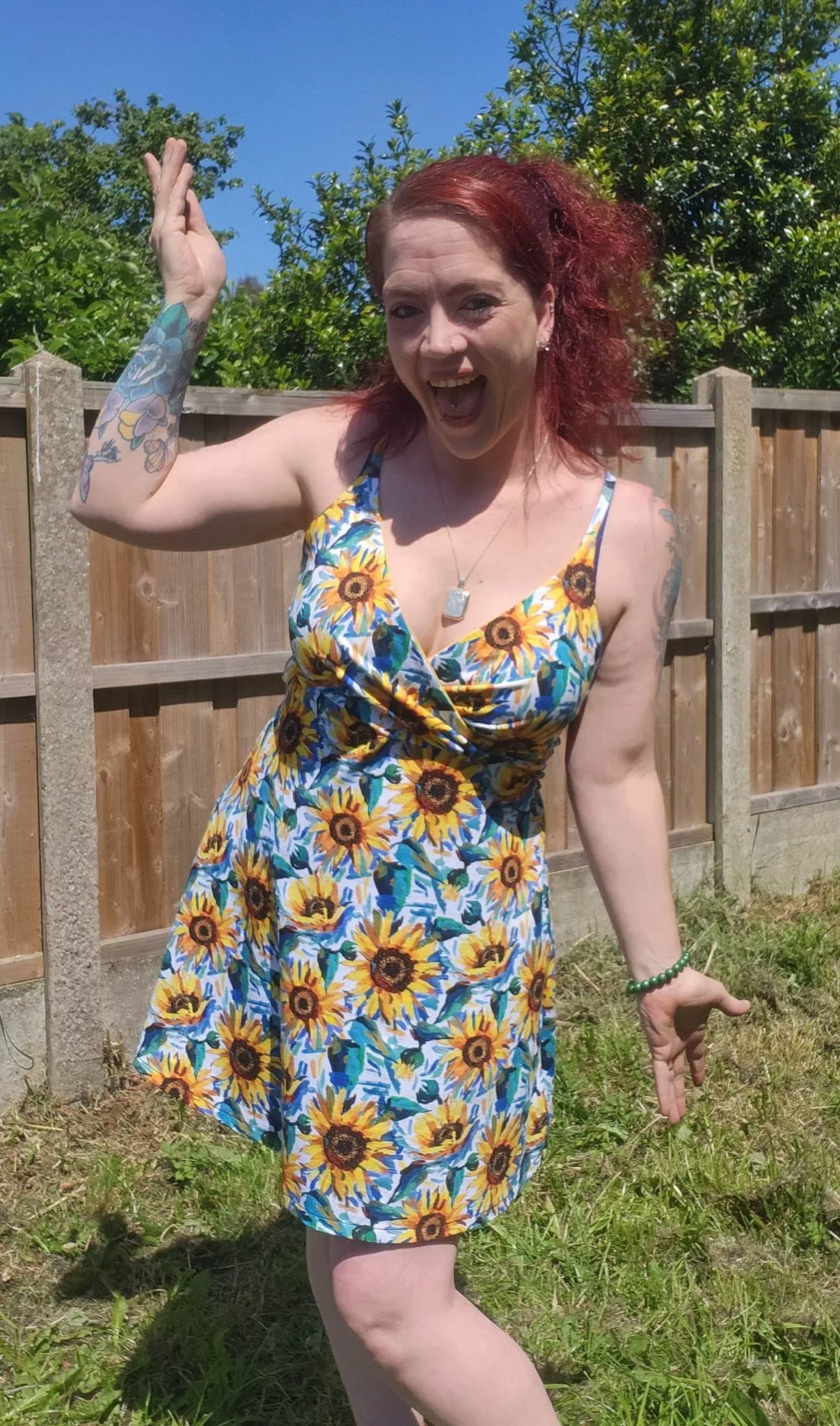 Irresistible Bamboo Jersey Summer Sunflower Fabric £16.50pm (With Wholesale Pricing) 8 Bamboo Jersey Summer Sunflower Fabric