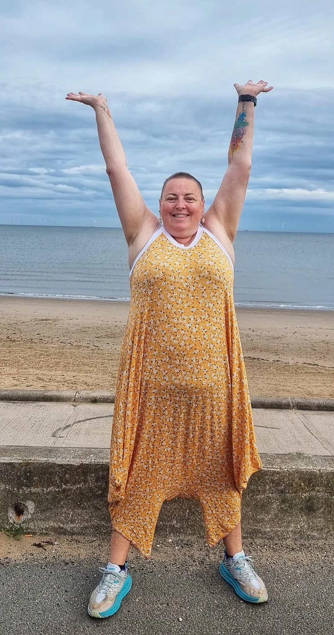 Yellow Ditsy Floral Bamboo Jersey £16.50pm - Image 8