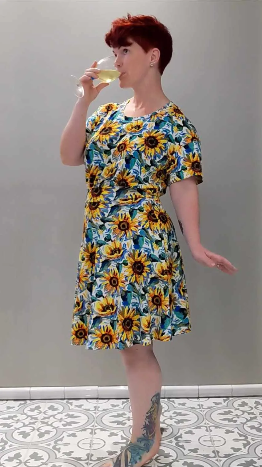 Irresistible Bamboo Jersey Summer Sunflower Fabric £16.50pm (With Wholesale Pricing) 10 Bamboo Jersey Summer Sunflower Fabric
