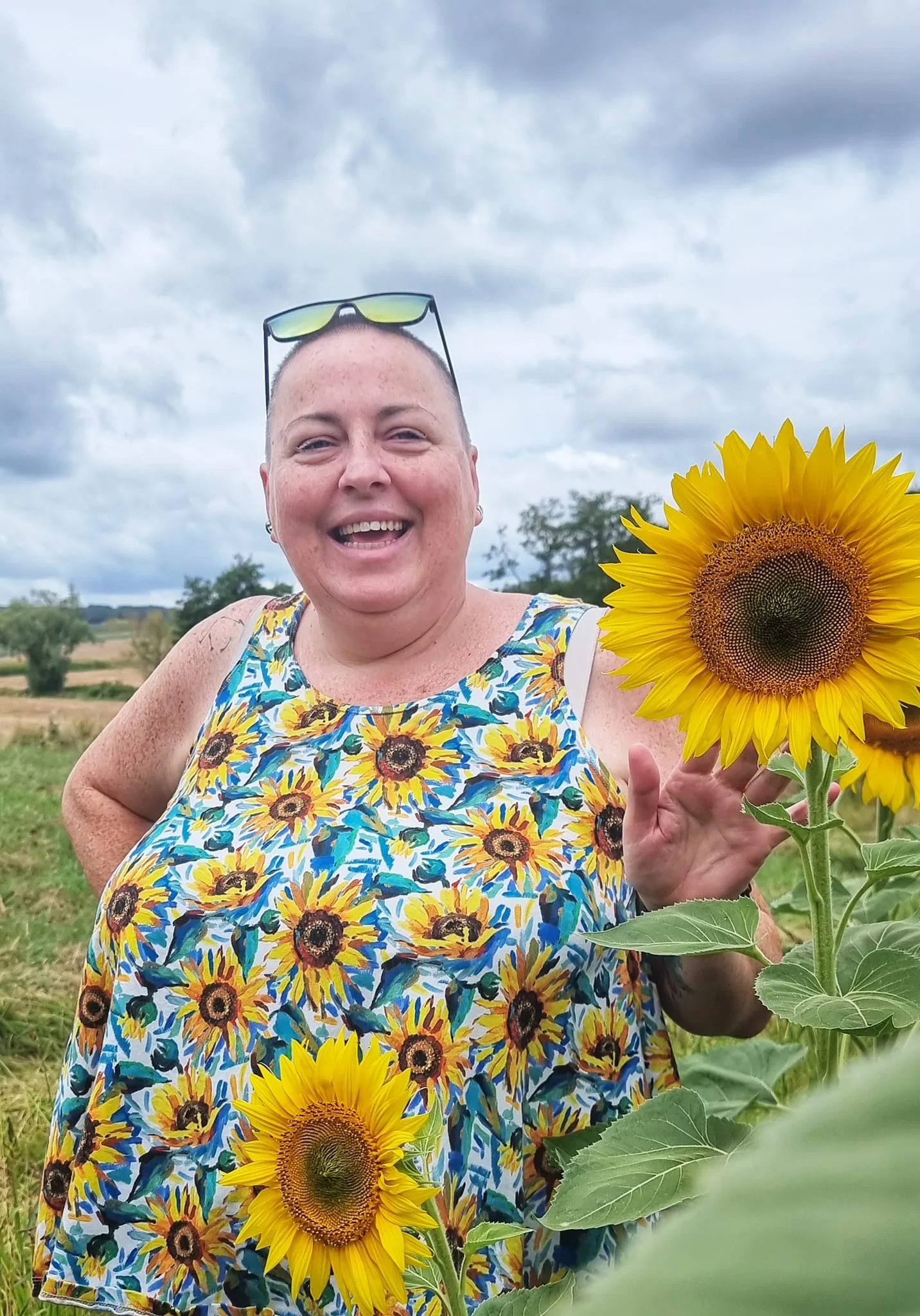 Irresistible Bamboo Jersey Summer Sunflower Fabric £16.50pm (With Wholesale Pricing) 11 Bamboo Jersey Summer Sunflower Fabric