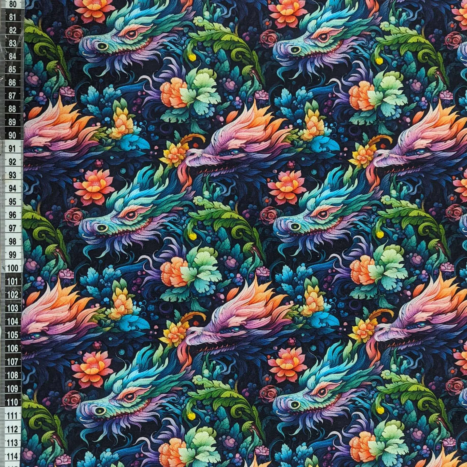 Dragon Cotton Lycra Jersey stretch knit Fabric