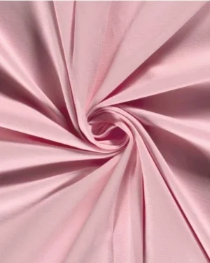 95% Cotton 5% Elastane Melange Ribbing in Pink 240GSM