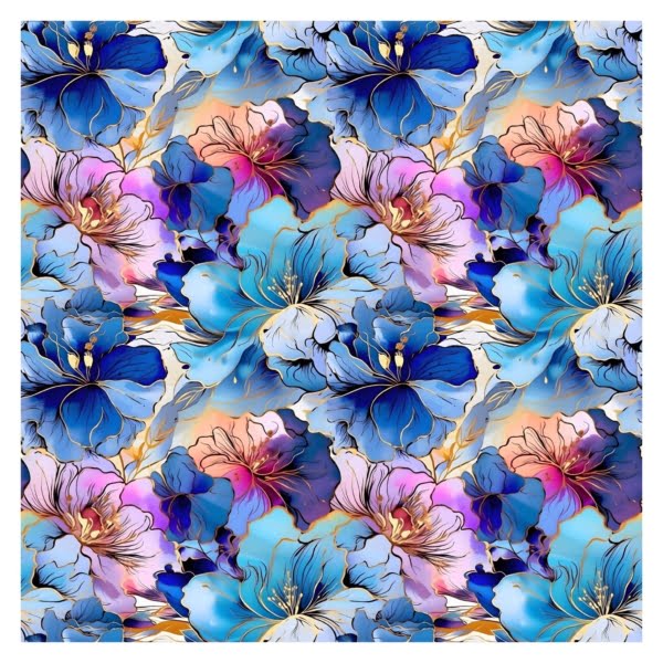 PREORDER Floral Watercolour Jersey Fabric Due May 2024 £16.50pm 5