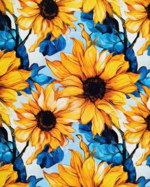 PREORDER Sunflower French Terry Fabric Due November 2024 £18pm