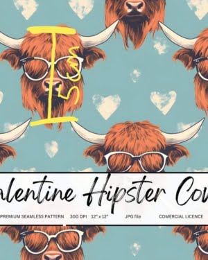 PREORDER Highland Cow Coo Jersey Fabric Due July 2024 £16.50pm