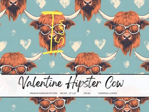 PREORDER Highland Cow Coo Jersey Fabric Due July 2024 £16.50pm 5