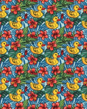 PREORDER due August Hawaiian Duck Jersey Fabric £16.50pm