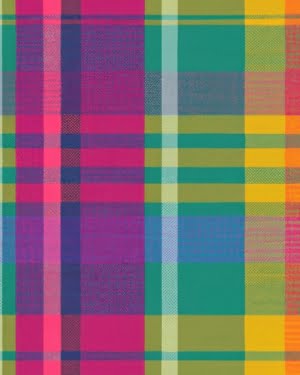 PREORDER Rainbow Tartan French Terry Fabric Due August 2024 £18pm