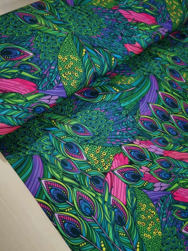 Peacock Swim Fabric £16pm 4