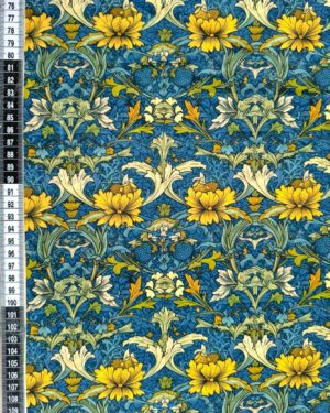 Blue William Morris Squish Fabric £17 pm