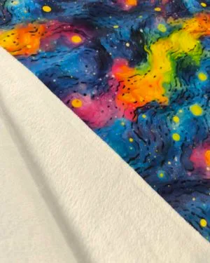 Rainbow Galaxy Squish Fabric £17 pm