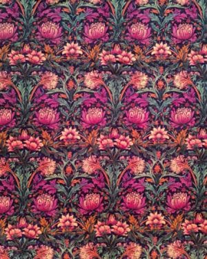 Purple William Morris Squish Fabric £17 pm