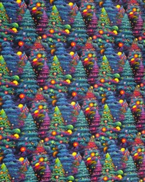 Christmas Tree Squish Fabric £17 pm