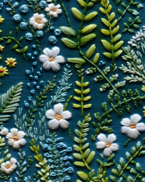 PREORDER Fern Floral French Terry Fabric Due September 2024 £18pm