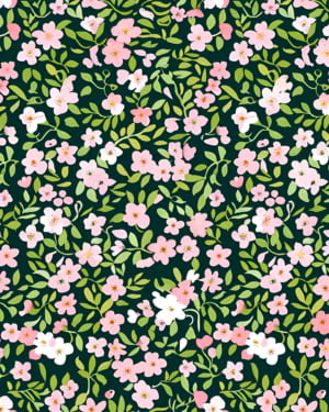 PREORDER due September Dark Ditsy Floral Jersey Fabric £16.50pm