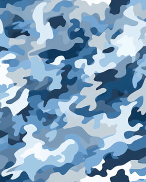 PREORDER due September Blue Camo Jersey Fabric £16.50pm