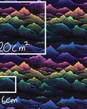 PREORDER Rainbow Mountain French Terry Fabric Due October 2024 £18pm