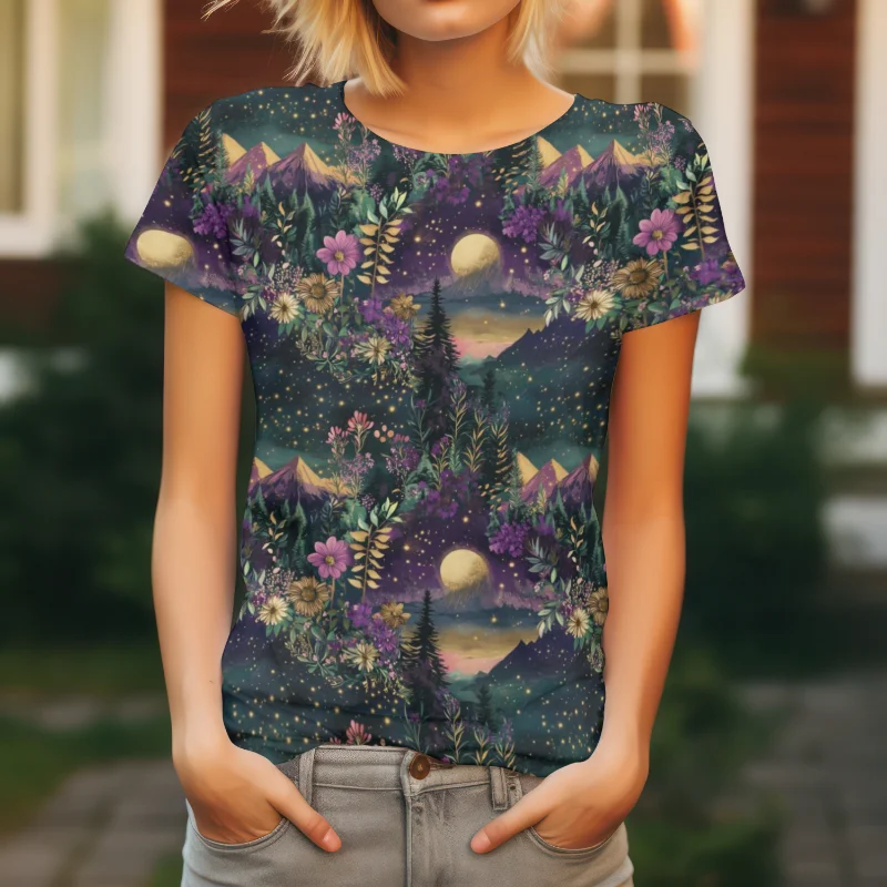 Purple Moon French Terry Fabric £18pm - Image 3